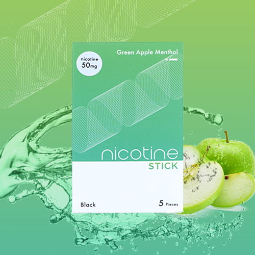 NICOTINE STICK / Green Apple Menthol 50mg (808D-GAM-5.0)