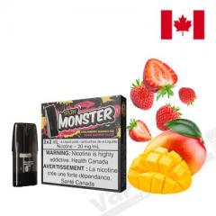 【STLTH Monster】 Pod Pack - ストロベリーマンゴーアイス 20mg 2ml×2