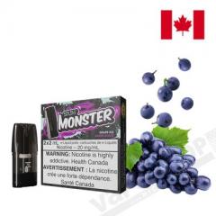 【STLTH Monster】 Pod Pack - グレープアイス 20mg 2ml×2