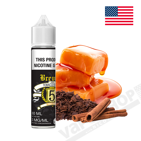 Brewell Tobacco Series Butterscotch #5 60ml (タバコ・バタースコッチ)