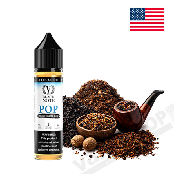 Black Note V POP English Tobacco (イングリッシュタバコ) 60ml 6mg