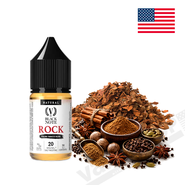 Black Note V Salt Nic Rock Kentucky Tobacco 30ml