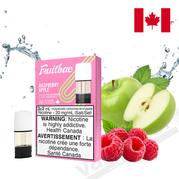 【STLTH ステルス】POD ポッドパック Fruitbae ラズベリーサワーアップル 2ml×3
