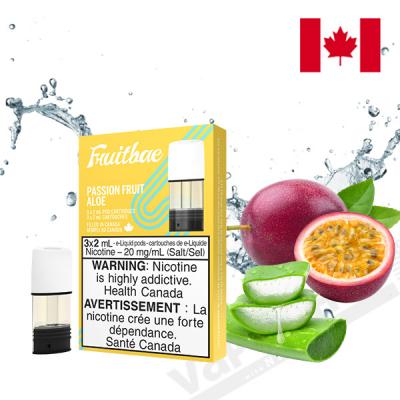 【STLTH ステルス】POD ポッドパック  Fruitbae パッションフルーツ アロエ　2ml×3