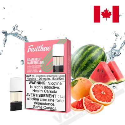 【STLTH ステルス】POD ポッドパック  Fruitbae グレープフルーツ ウォーターメロン　2ml×3