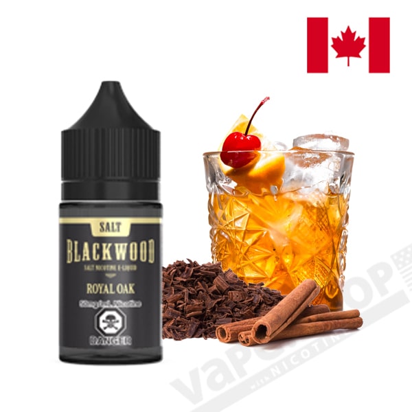 【Blackwood Salt ブラックウッドソルト】ロイヤルオーク ソルト(チェリーウイスキーのタバコ味)30ml