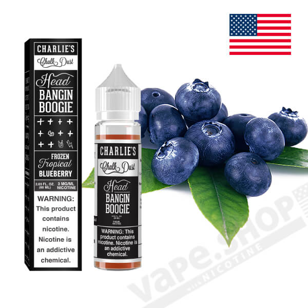 【CHARLIE'S CHALK DUST】Head Bangin Boogie(甘酸っぱいブルーベリー)60ml