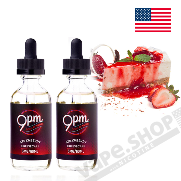 9pm ストロベリーチーズケーキ 60ml 2本セット